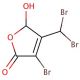 3-Bromo-4-(dibromomethyl)-5-hydroxy-2(5H)-furanone - chemical structure image