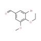 3-Bromo-4-ethoxy-5-methoxy-benzaldehyde (CAS 90109-65-2) - chemical structure image