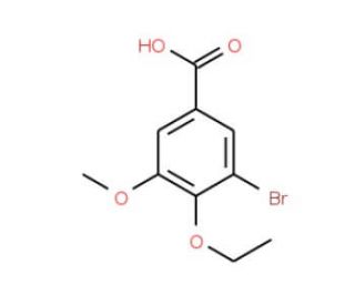 3-Bromo-4-ethoxy-5-methoxybenzoic acid - chemical structure image