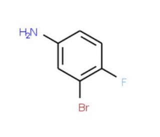 3-Bromo-4-fluoroaniline (CAS 656-64-4) - chemical structure image