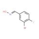 3-Bromo-4-fluorobenzaldoxime (CAS 202865-63-2) - chemical structure image