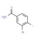 3-Bromo-4-fluorobenzamide (CAS 455-85-6) - chemical structure image