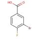 3-Bromo-4-fluorobenzoic acid (CAS 1007-16-5) - chemical structure image