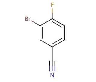 3-Bromo-4-fluorobenzonitrile (CAS 79630-23-2) - chemical structure image
