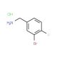 3-Bromo-4-fluorobenzylamine hydrochloride (CAS 202865-68-7) - chemical structure image