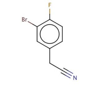 3-Bromo-4-fluorophenylacetonitrile - chemical structure image
