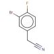 3-Bromo-4-fluorophenylacetonitrile - chemical structure image