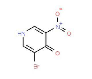 3-Bromo-4-hydroxy-5-nitropyridine (CAS 31872-65-8) - chemical structure image