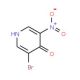 3-Bromo-4-hydroxy-5-nitropyridine (CAS 31872-65-8) - chemical structure image