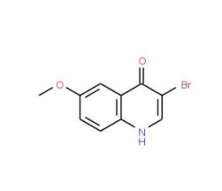 3-Bromo-4-hydroxy-6-methoxyquinoline (CAS 724788-41-4) - chemical structure image
