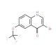 3-Bromo-4-hydroxy-6-trifluoromethoxyquinoline (CAS 1065087-86-6) - chemical structure image