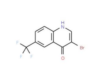 3-Bromo-4-hydroxy-6-trifluoromethylquinoline (CAS 1065087-84-4) - chemical structure image