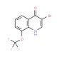 3-Bromo-4-hydroxy-8-trifluoromethoxyquinoline (CAS 1065087-93-5) - chemical structure image
