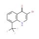 3-Bromo-4-hydroxy-8-trifluoromethylquinoline (CAS 854778-26-0) - chemical structure image