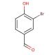 3-Bromo-4-hydroxybenzaldehyde (CAS 2973-78-6) - chemical structure image