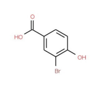 3-Bromo-4-hydroxybenzoic acid (CAS 14348-41-5) - chemical structure image
