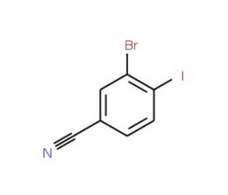 3-Bromo-4-iodobenzonitrile (CAS 1000577-94-5) - chemical structure image