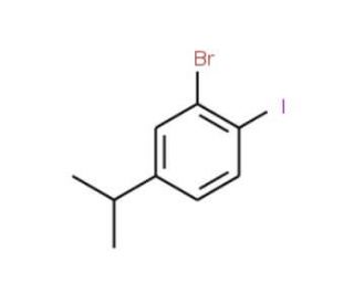 3-Bromo-4-iodoisopropylbenzene - chemical structure image