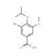 3-Bromo-4-isopropoxy-5-methoxybenzoic acid - chemical structure image