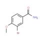 3-bromo-4-methoxybenzamide (CAS 200956-55-4) - chemical structure image