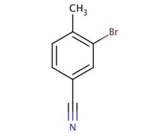 3-Bromo-4-methylbenzonitrile (CAS 42872-74-2) - chemical structure image