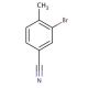 3-Bromo-4-methylbenzonitrile (CAS 42872-74-2) - chemical structure image