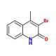 3-bromo-4-methylquinolin-2(1H)-one (CAS 37778-22-6) - chemical structure image