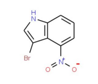 3-Bromo-4-nitroindole (CAS 126807-08-7) - chemical structure image