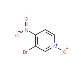 3-Bromo-4-nitropyridine N-oxide (CAS 1678-49-5) - chemical structure image