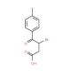 3-Bromo-4-oxo-4-p-tolyl-butyric acid (CAS 53515-23-4) - chemical structure image