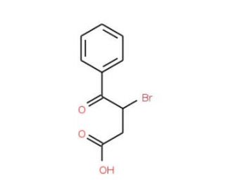 3-Bromo-4-oxo-4-phenyl-butyric acid (CAS 53515-22-3) - chemical structure image