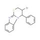 3-bromo-4-phenyl-3,4-dihydro-2H-[1,3]thiazino[3,2-a]benzimidazole - chemical structure image