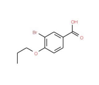 3-Bromo-4-propoxybenzoic acid (CAS 849509-45-1) - chemical structure image