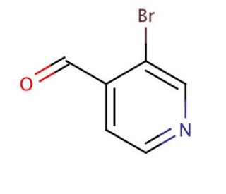3-Bromo-4-pyridinecarboxaldehyde (CAS 70201-43-3) - chemical structure image