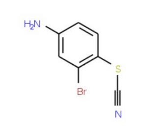3-Bromo-4-thiocyanatoaniline (CAS 16582-78-8) - chemical structure image