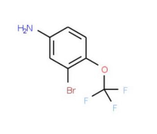 3-Bromo-4-(trifluoromethoxy)aniline (CAS 191602-54-7) - chemical structure image