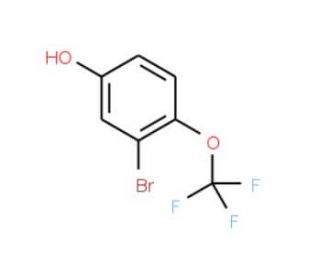 3-Bromo-4-(trifluoromethoxy)phenol (CAS 886496-88-4) - chemical structure image