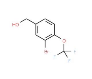 [3-Bromo-4-(trifluoromethoxy)phenyl]methanol (CAS 85366-65-0) - chemical structure image