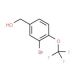[3-Bromo-4-(trifluoromethoxy)phenyl]methanol (CAS 85366-65-0) - chemical structure image