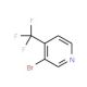 3-Bromo-4-(trifluoromethyl)pyridine (CAS 936841-70-2) - chemical structure image