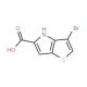 3-Bromo-4H-thieno[3,2-b]pyrrole-5-carboxylic acid (CAS 332099-36-2) - chemical structure image