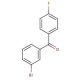 3-Bromo-4′-fluorobenzophenone (CAS 46698-24-2) - chemical structure image