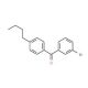 3-Bromo-4′-n-butylbenzophenone (CAS 844879-33-0) - chemical structure image
