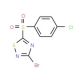 3-Bromo-5-(4-chlorophenylsulfonyl)-1,2,4-thiadiazole - chemical structure image