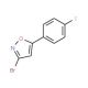 3-Bromo-5-(4-fluorophenyl)isoxazole (CAS 903130-97-2) - chemical structure image