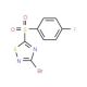 3-Bromo-5-(4-fluorophenylsulfonyl)-1,2,4-thiadiazole - chemical structure image