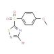 3-Bromo-5-(4-methoxyphenylsulfonyl)-1,2,4-thiadiazole - chemical structure image