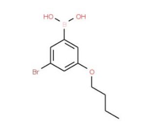 3-Bromo-5-butoxyphenylboronic acid (CAS 1072951-84-8) - chemical structure image