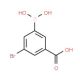 3-Bromo-5-carboxybenzeneboronic acid (CAS 913835-73-1) - chemical structure image