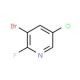 3-Bromo-5-chloro-2-fluoropyridine (CAS 884494-87-5) - chemical structure image